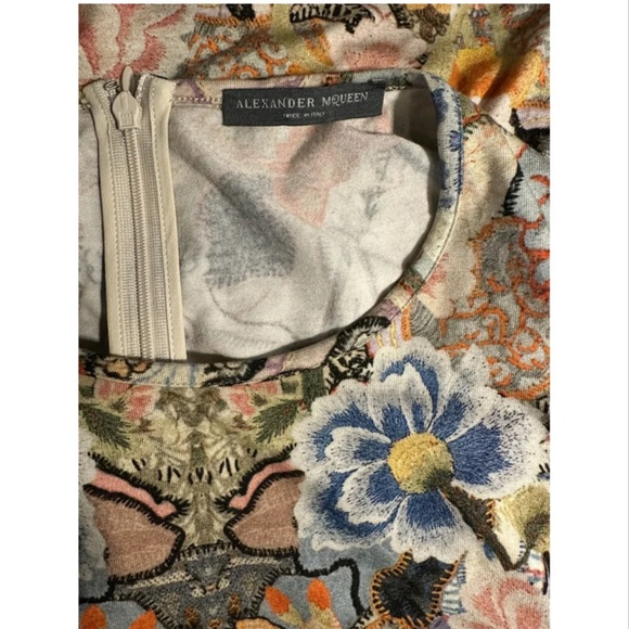 Alexander McQueen floral folklore mini dress - Picture 2 of 8